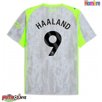 Camiseta Manchester City Erling Haaland #9 Tercera Equipación 2025-26 manga corta